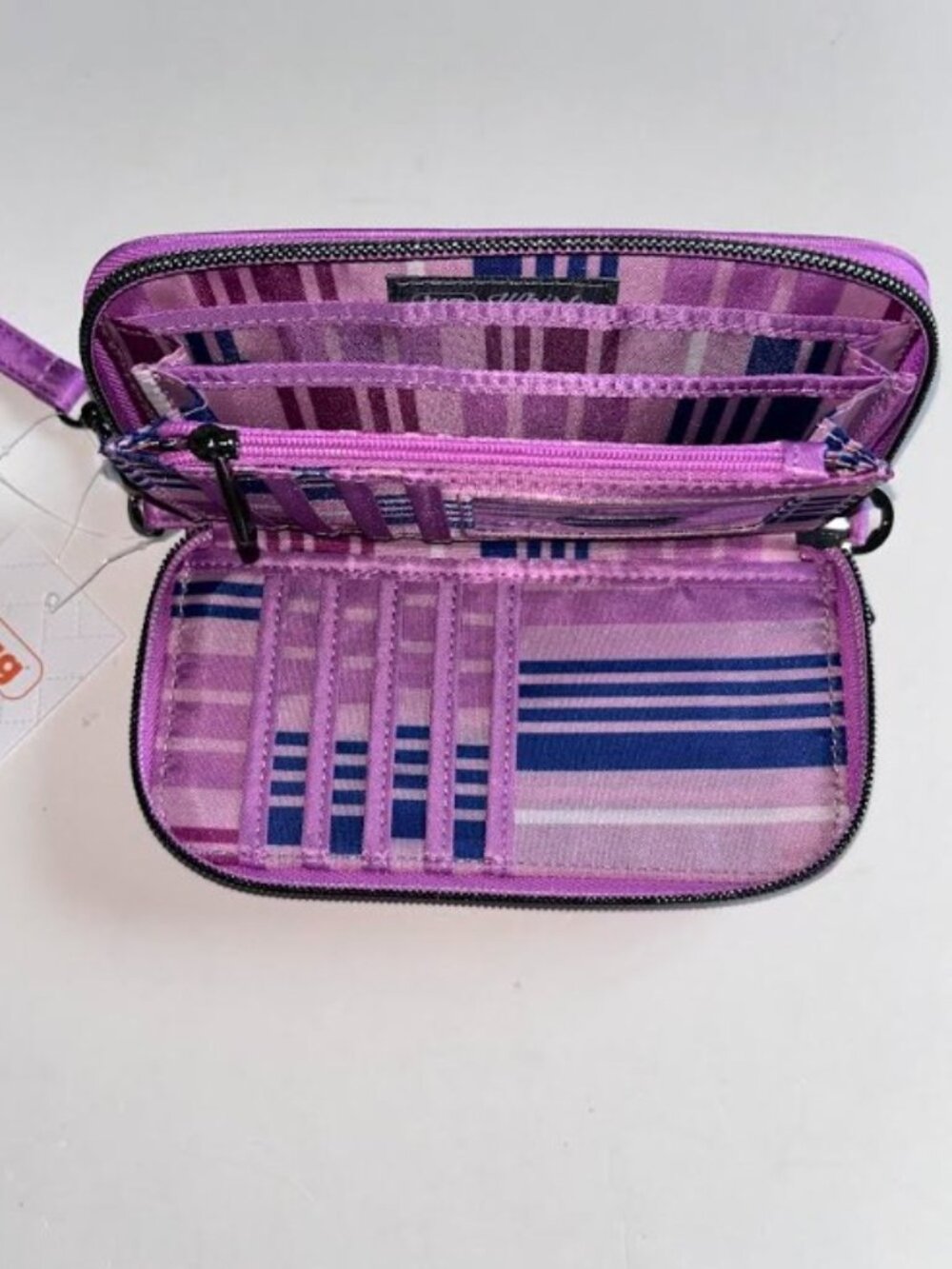Lug Bundle Acai Berry Rally Tote Bag and Whirly Wristlet Wallet - Picture 8 of 9